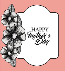 happy mothers day design 