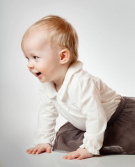 Fototapeta premium Cute baby girl 