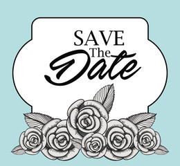 save the date card design 