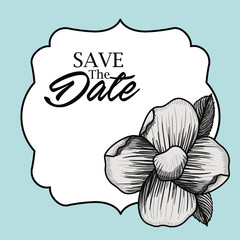 save the date card design 