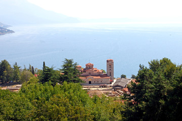 Fototapeta na wymiar St Panteleimon Monastery in Ohrid