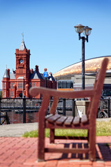 Naklejka premium Pierhead Building in Cardiff Bay