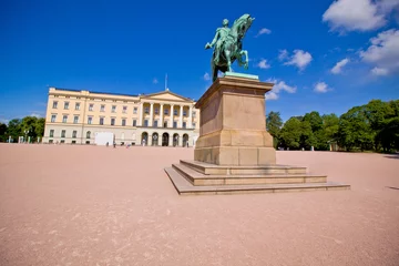 Fotobehang Oslo - Pałac Królewski © johnkruger1