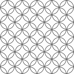 Repeat monochromatic circle pattern background
