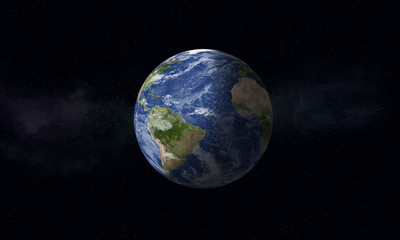 Mother Earth Space Background