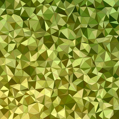 Fototapeta na wymiar Olive irregular triangle mosaic background design