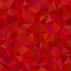 Red irregular triangle mosaic background design