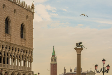 Fototapeta na wymiar Blick vom Markusplatz nach San Giorgio Maggiore, Venedig