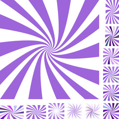 Purple spiral background set