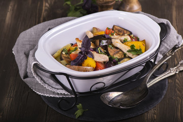Ajapsandali - traditional caucasian stew