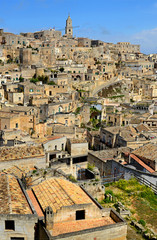 Fototapeta na wymiar Ansicht von Matera / Basilicata, Süditalien (Kulturhauptstadt Europas 2019)