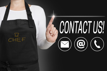 contact us touchscreen is operated by cook