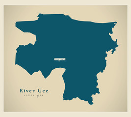 Modern Map - River Gee LR
