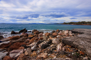 Sea an stones