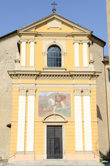 The church of Saint Maurizio at Bioggio
