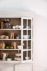 modern kitchen shelf