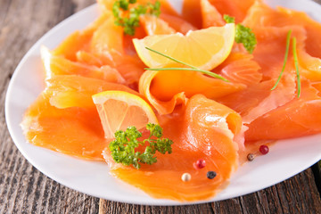 smoked salmon