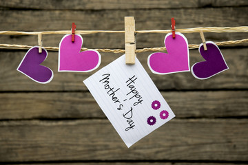 Mother's Day greeting card or background.