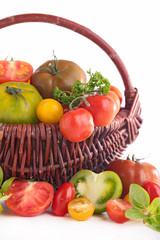 Obraz na płótnie Canvas assorted variety of tomato
