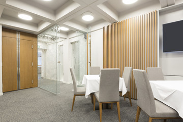 Hotel restaurant interior