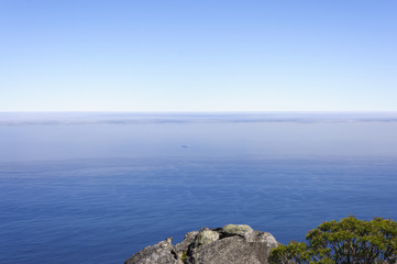 Beautiful seaside scenery and blue sky, Cape Town, South Africa