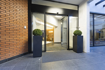 Hotel entrance