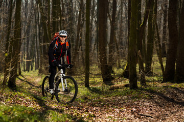 Rider in action at Freestyle Mountain Bike Session