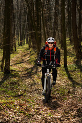 Rider in action at Freestyle Mountain Bike Session