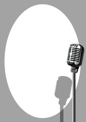 Musical Event Microphone Poster