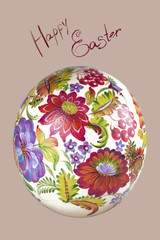 Greeting Easter card