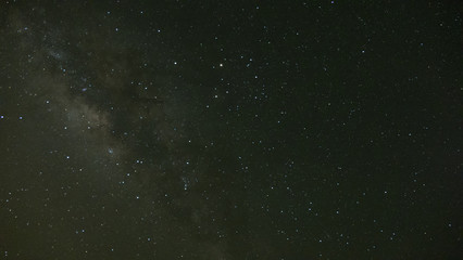 milky way and star in galaxy