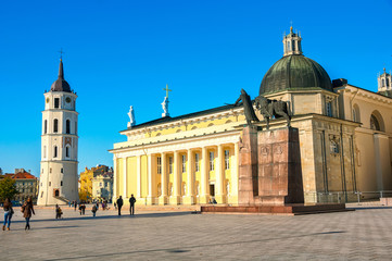 Fototapeta na wymiar The Cathedral of Vilnius, Lithuania