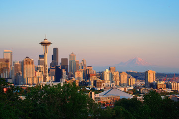 Fototapeta na wymiar Seattle city skyline