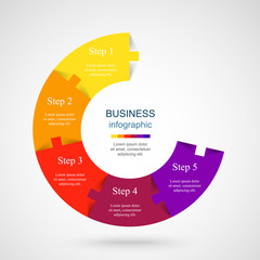 Vector infographic template