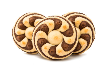 delicious chocolate striped cookies