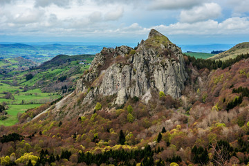 Fototapeta na wymiar Volcans d'Auvergne regional natural park, Auvergne, France.
