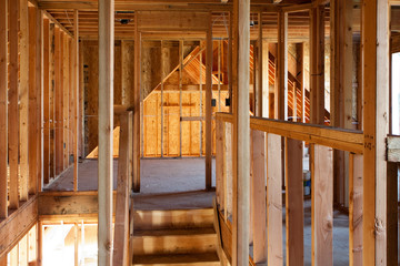 Unfinished Home Framing Interior