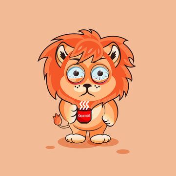 Lion cub nervous