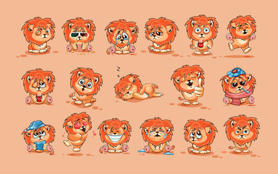 Set of Lion cubs