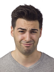 Obraz premium face of crying man