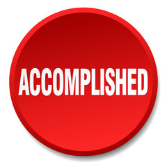 accomplished red round flat isolated push button