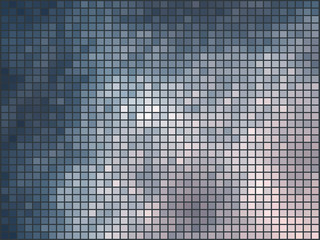 Grungy mosaic horizontal background