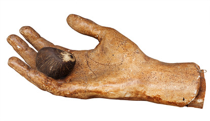 Human hand figurine