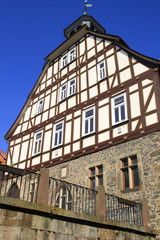 Fototapeta na wymiar Rathaus in Homberg (Efze)