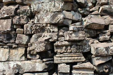 Temple wall