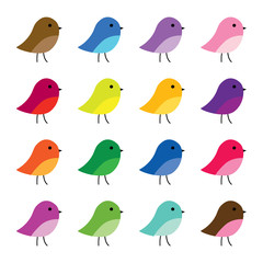 Fototapeta premium cute birds