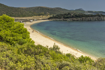 Fototapeta na wymiar Azapiko Beach, Chalkidiki, Sithonia, Central Macedonia, Greece