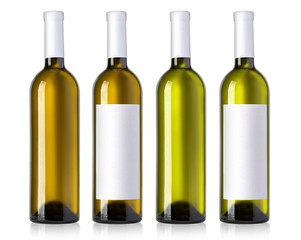 White wine bottles