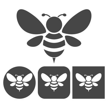 Bee Icon - Vector Icons Set