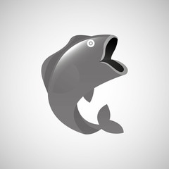 fish icon design 